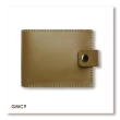 Leather Wallet Babylon Compact, Khaki