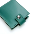 Leather Wallet Babylon Compact, Green