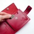 Кожаный кошелек Babylon Compact, красный
