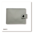 Leather Wallet Babylon Compact, Grey
