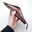 Кожаный кошелек Babylon Compact, бордовый