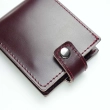 Кожаный кошелек Babylon Compact, бордовый
