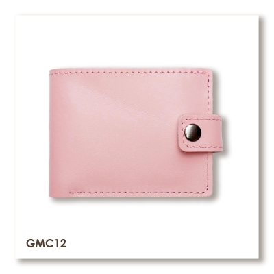 Кожаный кошелёк Babylon Compact, розовый