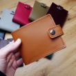 Кожаный кошелек Babylon Compact, терракотовый