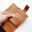 Кожаный кошелек Babylon Compact, терракотовый