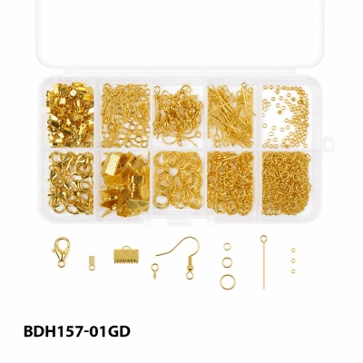 Набір біжутерної фурнітури (Золото) BDH157-01GD 