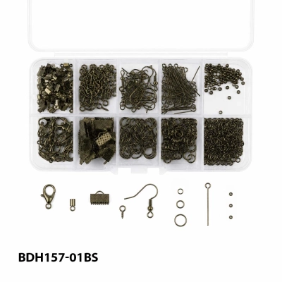 Набір біжутерної фурнітури (Бронза) BDH157-01BS 