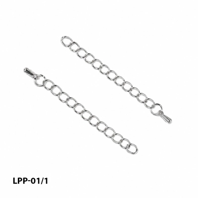 Chain extender with pendant, 5.5 cm LPP-01/1 (silver)
