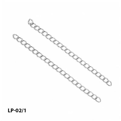 Chain extender, 10 cm LP-02/1 (silver)
