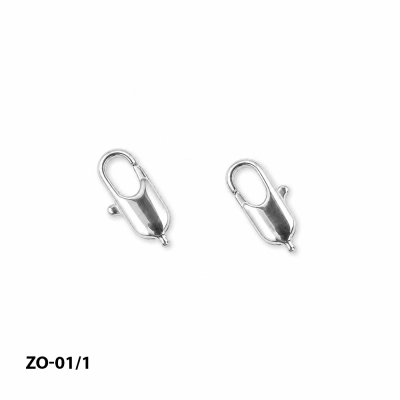 Clasp "Lobster", 12 mm ZO-01/1 (silver)