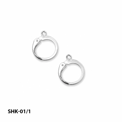 Швензи круглі, Ø15 мм SHK-01/1 (срібло)