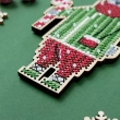 Embroidery Kit for New Year's Ornament NDN-012 "Guardian of the Holiday"