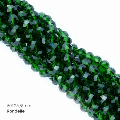 Намистини Рондель 8 мм, 5012A (≈60 шт.)