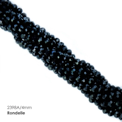 Rondelle Beads 4 mm, 2398A (≈120 pcs.)