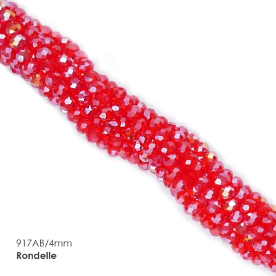 Rondelle Beads 4 mm, 917AB (≈120 pcs)