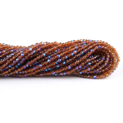 Round Crystal Beads 2 mm, 00012AB  (≈180 pcs.)