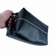 Babylon Atlas S Cosmetic Bag-Pouch, Black, Smooth Leather
