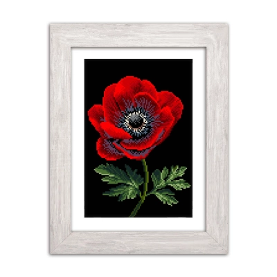 Embroidery Canvas A4 Format 359 "Anemone"