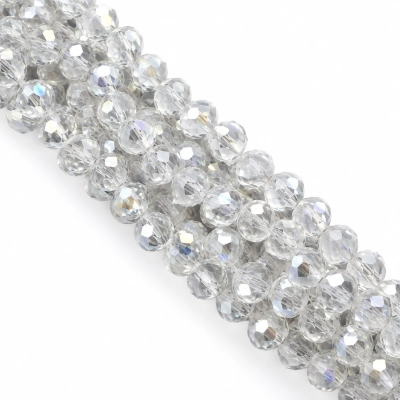 Rondelle Beads 6 mm, 4100AB (≈ 80 pcs.)