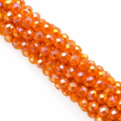 Rondelle Beads 6 mm, 4120AB (≈ 80 pcs.)