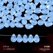 Preciosa DROP (6х9 мм.) 01000