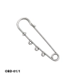 Pin with rings, 60 mm OBD-01/1 (silver)