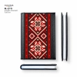 Embroidery Cover Made of Leather and Fabric with Notebook BL-2/13