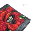 Embroidery Cover Made of Leather and Fabric with Notebook BL-2/15