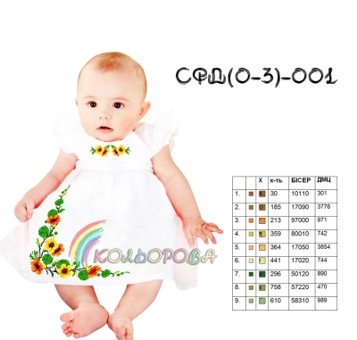 Children's Sundress SFD-001 (0-3 years)