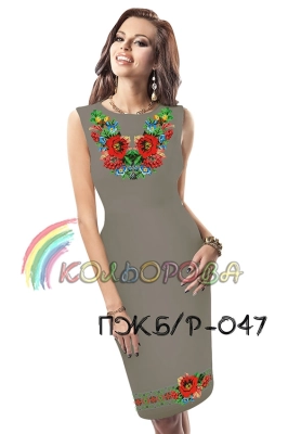 Платье женское без рукавов ПЖ Б/Р-047