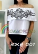 Women's Blouse with Ruffle BZV-007