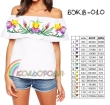 Women's Blouse with Ruffle BJV-010