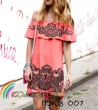 Women's Dress with Ruffle PJV-007