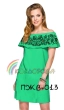 Women's Dress with Flounce PJW-013