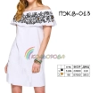 Women's Dress with Flounce PJW-013