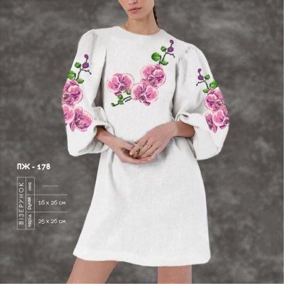 Women's dress with sleeves PZh-178