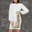 Women's Dress with Sleeves PJ-187