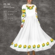 Women's Dress with Sleeves PЖ-243 (Long, Flared)