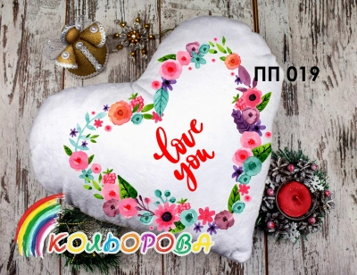 Printed pillow (pillowcase) PP-019
