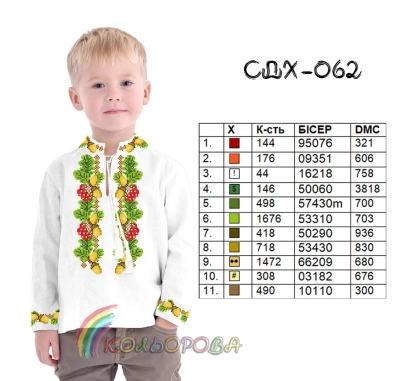 Сорочка детская (мальчики 5-10 лет) СДХ-062