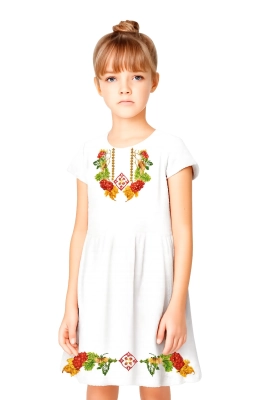 Children's Sleeveless Dress PD B/R-077 (5-10 years)