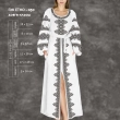 Women's Dress PJ Ethno-030 (long, flared)
